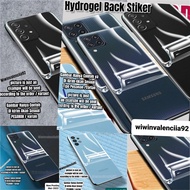BACK Clear Hydrogel SAMSUNG A73-5G A72-5G A70 A70s A71 A80 A90 A7-2018/A750 A9-2018/A920 A9PRO C9 PR