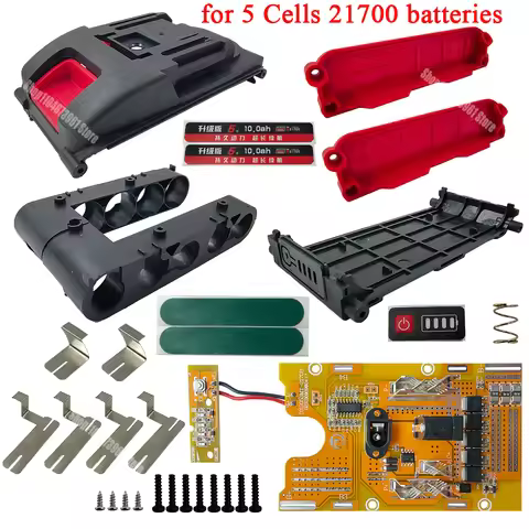 5 Cells 21700 Lithium Battery Case Protection Circuit Board PCBA BMS for Lomvum Zhipu Hongsong Jingm