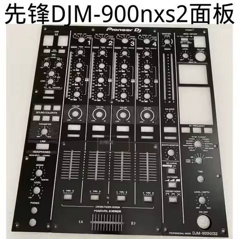 DNB1186 DAH2830 Main Plate Panel ForPioneer DJM-700 DJM-800 DJM-900NEXUS DJM-900NXS2 Complete set of