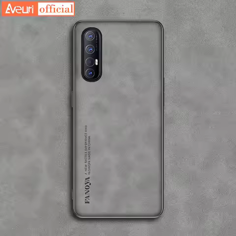 Luxury PU Leather Case For OPPO Reno 4 3 Pro 5G Reno4 Reno3 Cover Matte Silicone Phone Case For OPPO