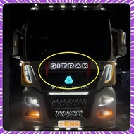 Next Day Da💥Lowest Price🎉Chongshan Deka Luminous Letter Light Front Panel Modified SITRAK with Light