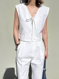 Studio Kath Old Money Vest and Pants Pre order7 วัน