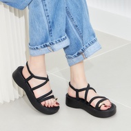 Giày Sandal Nữ MWC 2440 - Giày Sandal Nữ Quai Mảnh Xỏ Ngón Đính Khuyên Kim Loại