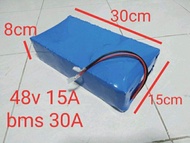 แบตเตอรี่แพ็ค แบตเตอรี่ลิเธียม Lifepo4 แบตเตอรี่จักรยานไฟฟ้า 24v 36v 48v