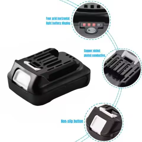 10.8V Li-ion Replacement Battery 4000mAh 6000mAh BL1020B BL1015 for Makita BL1041B BL1040 DF333D TD1