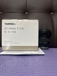 完美無瑕 （香港行貨有保養2027-12) Tamron 20-40 20-40mm F2.8 Sony FE Mount
