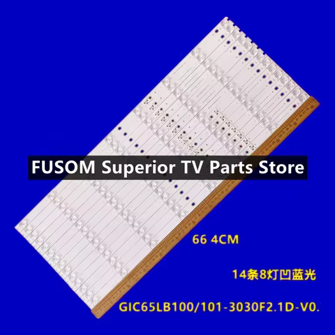 LED Strip 8LED Blue light For TCL 65C715 GIC65LB101 GIC65LB100_3030F2.1D