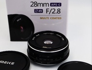 MEIKE 28mm F2.8 Canon EF-M เลนส์ไพรม์ 28 มม. ที่เพิ่มความสว่างสดใสให้กับชุดเลนส์ของคุณ ตัวเลือกที่ยอ