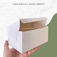 4x6x3 Inch Full White Cake Box (100pcs)