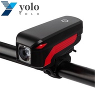 YOLO Bicycle Lights Mountain Bike Durable Front Lamp with Horn Cycling Bicycle Bike Front Torch