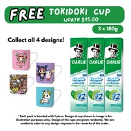 [Bunde of 4] Darlie Double Action Fresh Protect 3x180g + Tokidoki Cup bundled with Tokidoki Donutella Tumbler
