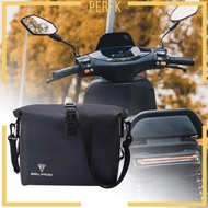 [Perfk] Bike Handlebar Bag Large Reflective Front Mount Waterproof Frame Bag