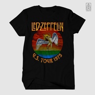 Culterra BAND T-SHIRT ZEPPELIN LED T-SHIRT/ ZEPLIN TOUR LED T-SHIRT ROCK METAL MUSIC T-SHIRT/ COLOR 
