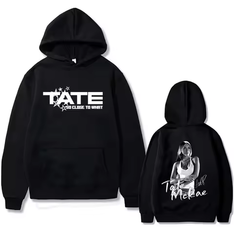 Tate Mcrae So Close To What Miss Possessive Hoodie Men Women Fashion Vintage Pullover Male Casual Ov