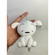Sinchan shiro mini keychain crayon Doll