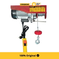 Krisbow Alat Derek Elektrik Electric Hoist Reel Double Hook 600 Kg