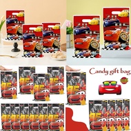 10/40pcs Racing: Lightning McQueen New Plastic Gift Bag Candy Bag, McQueen Birthday Party Supplies D