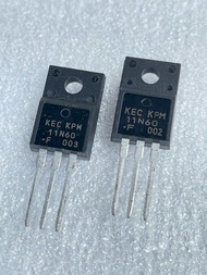 (แพ็ค1ตัว) KPM11N60 KPM11N60F TO-220 11A 600V แบรนด์ KEC N CHANNEL MOS FIELD EFFECT TRANSISTOR kpm11