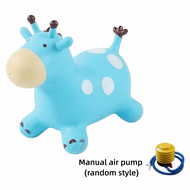 JURHOMIE Rubber Giraffe Bouncy Horse Thickened Inflatable Animals Jumping Toys Fun Anti-fall Ride-on