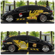 CANJING | สติ๊กเกอร์ข้างรถ Pikachu และ Psyduck แบบกำหนดเอง