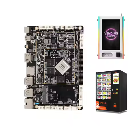 RK3288 Android Board For Vending Kiosk Machine Digital Signage Kiosk Lvds Edp UART GPIO RS232 POE 4G