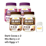 (ส่งไวภายใน1วัน)  Mana Eggy Egg White Protein (3ฟรี1กระปุก+แถมแก้ว) โปรตีนไข่ขาว โปรตีนไข่ขาวมานา โป
