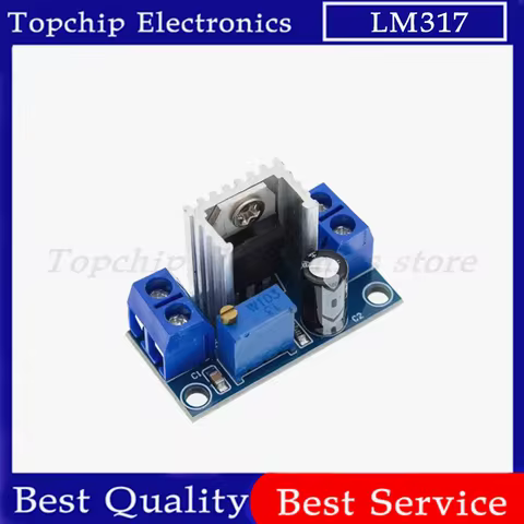 LM317 Adjustable Voltage Regulator Power Supply LM317 DC-DC Converter Buck Step Down Circuit Board M