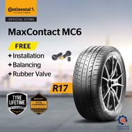 Continental MaxContact MC6 R17 205/40 205/45 215/45 225/45 225/50 225/55 235/45 245/40(with installa