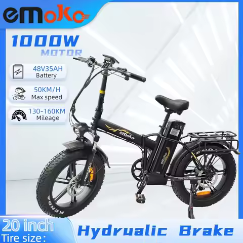 Foldable Electric Bike C94 1000W motor 48V20AH Lithium battery 50km/h E bike 20inch tire Urban commu