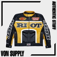 RawType Riot "Tomrace Leather Jacket" Racing Series - rawtyperiot-raw-type-rtr-varsity-nascar--legen