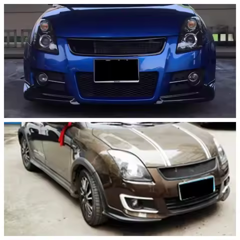 Car Top Grill Bottom Grill for Suzuki Swift ZC31S T3 11 13-18 Modified Radiator Grille Mask Net Raci
