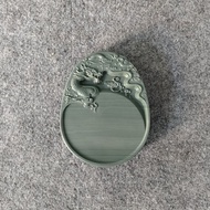 Inkstone Table Pine Flower Inkstone Pine Flower Stone Handle Inkstone Fine Pen Inkstone Line Bag Ink