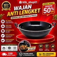 34cm Non-Stick Enamel Frying Pan
