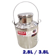 Stainless Steel Water Can 2.8l ~ 3.8l / Water Container Water Bottle / Container / Dispenser / Bekas
