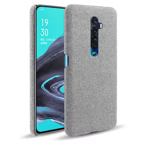 Cloth Cases For OPPO Reno 2 Z 2Z 2F Case Slim Retro Cloth Hard Cover For OPPO Reno 2Z 2F 2 Z RenoZ R