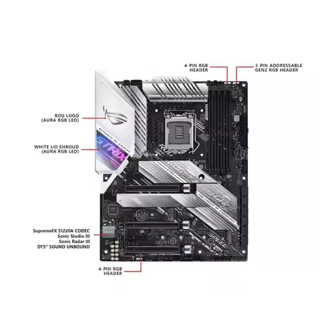 A+ FOR ASUS ROG STRIX Z490-A GAMING LGA 1200 (Intel 10th Gen) Z490 Intel Motherboard