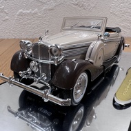 1:43 BENZ Maybach S38 1937รถวินเทจแบบจำลองรถยนต์คลาสสิก Diecast