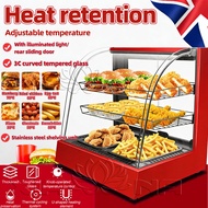 Commercial Food Warmer Display  Big Fried Chicken Food Warmer  Multi-functional Warmer Showcase Pema