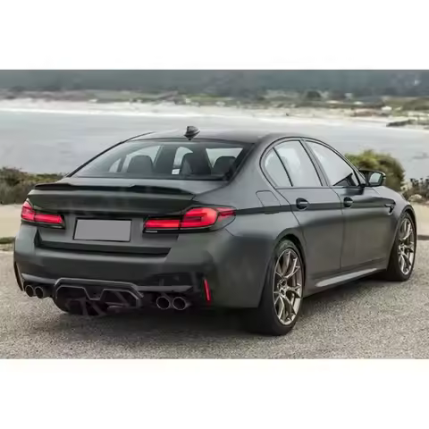 5 Series F90 M5 Competition 2020+ Rear Diffuser Bumper Lip Rear Bumper Guard Dry Carbon Fiber Body K