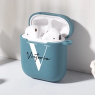 Customize for Airpods 2 3 Case Cute Name Initials Letter For Air Pod pro 2 Silicone Luxury Cover Fun
