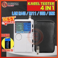 Lan Tester RJ45, RJ11, USB, BNC 4IN1