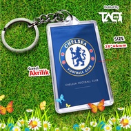 GANTUNGAN FOOTBALL CLUB KEYCHAIN ACRYLIC FOOTBALL CLUB KEYCHAIN