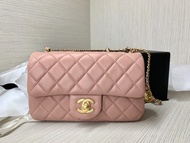 Chanel Mini Flap Bag with Ball 玫瑰粉金球