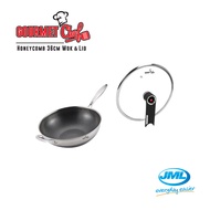 [JML Official] Gourmet Chef Honeycomb Wok 36cm |  7 Layers of Stainless Steel and Aluminum