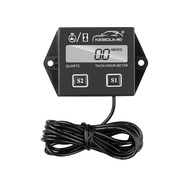 Aitemay Kỹ Thuật Số Động Cơ Giờ Tachometer Hour Meter RPM Tachometer Không Thấm Nước LCD Hiển Thị Ch
