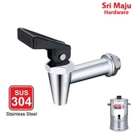 MAJU JBT-JB007 SUS 304 Stainless Steel Jar Bib Tap for Tupperware Zebra Claytan Cooler Tap Tank Faucet Spigot Kepala Air