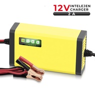 Charger Aki Motor 12V 2A Intelejen Charger Bahan Berkualitas Alat Cas Accu - 12V2A