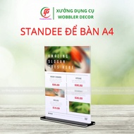 [ DESKTOP MICA STANDEE ] a4 mica menu, a4 desktop mica, desktop standee, a4 mica tabletop, a4 tablet