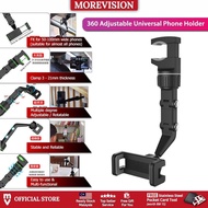 Multifunctional Phone Holder Clip Universal Mobile 360 Rotatable Car Navigation Clamp Mirror Mount Kitchen Table Live
