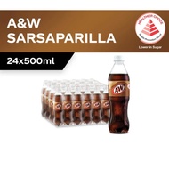 A&W Sarsaparilla Root Beer (24 x 500ML)/A&W Sarsaparilla Root Beer (4 x 320ml)